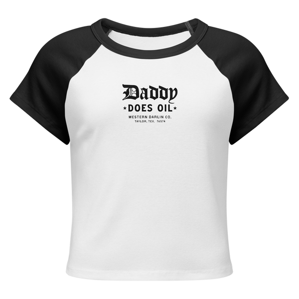 Daddy Does Oil Ringer Tee